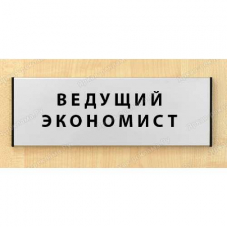 ТАБ-033 - Табличка «Ведущий экономист»